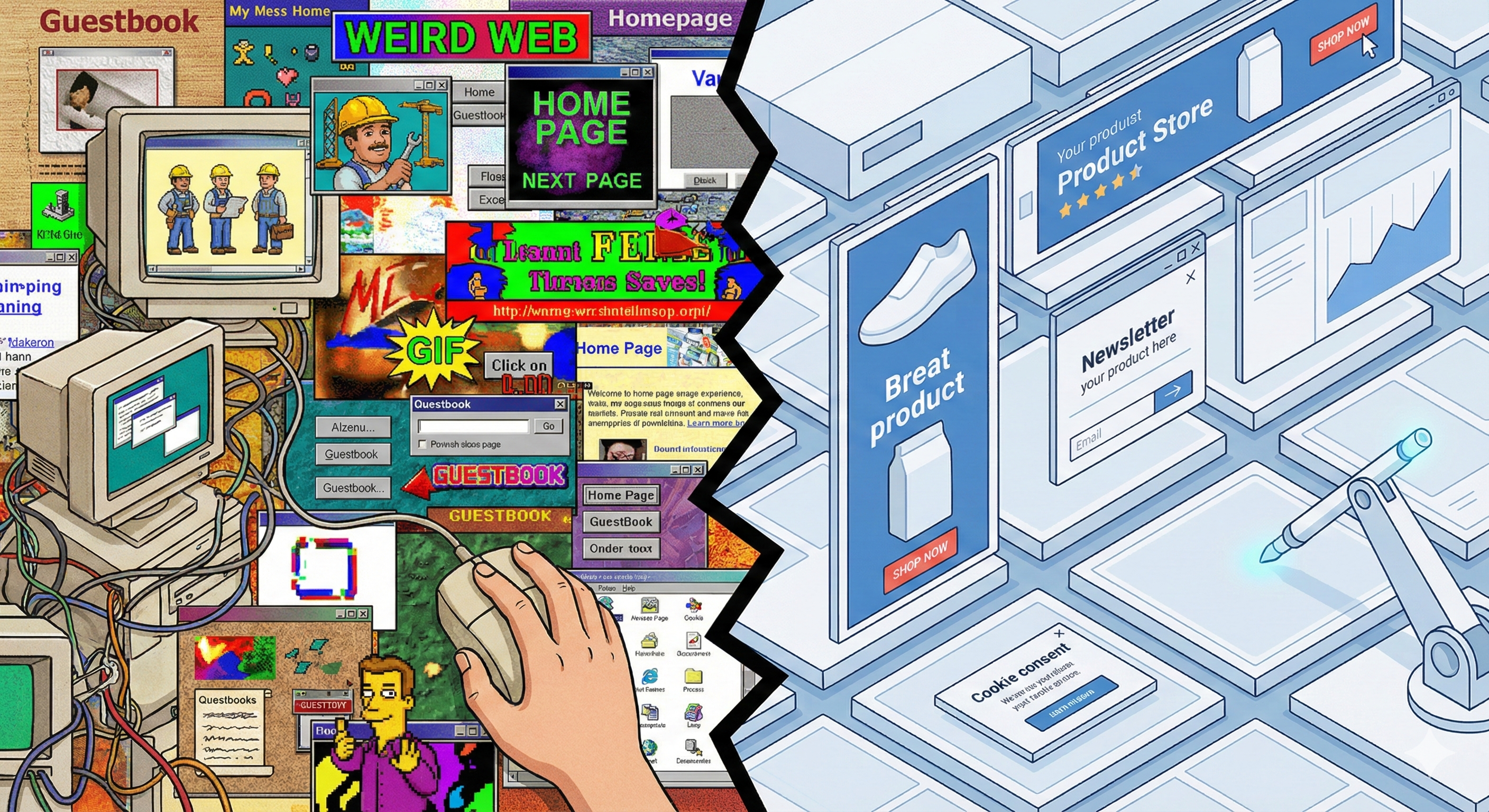 Old web versus the new reality