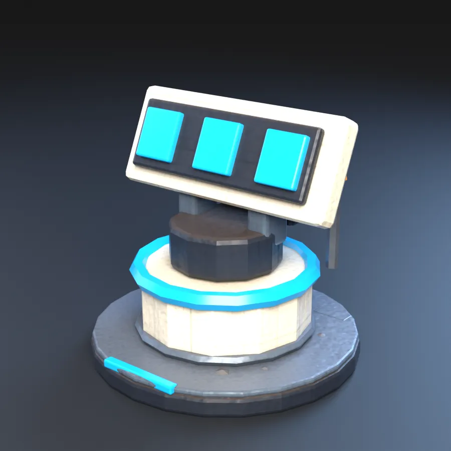 The radar piece.